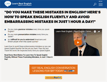 Tablet Screenshot of learnrealenglish.com